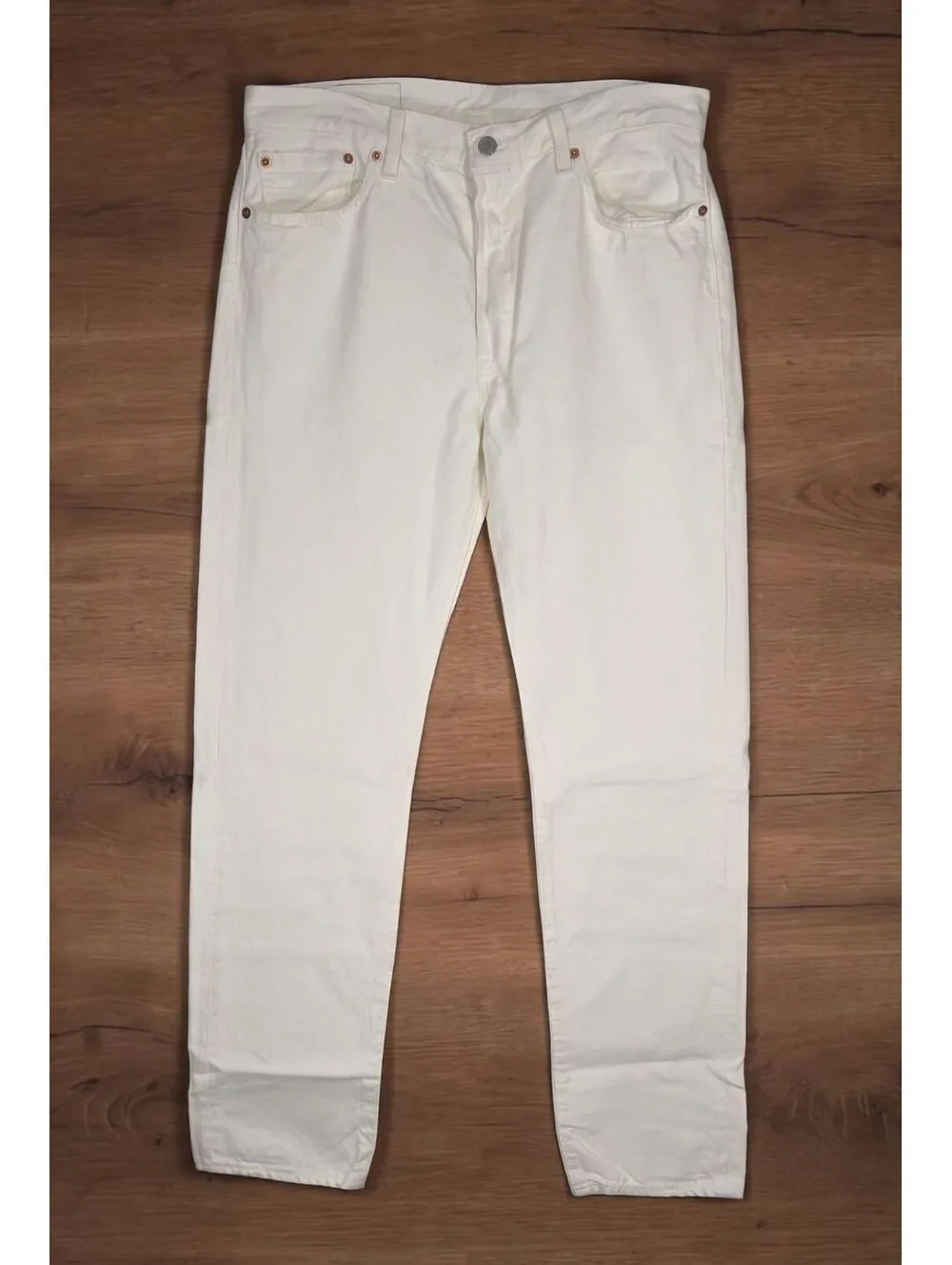 Levi's x Denim Tears 501 DT Jeans Men's 34x34 Ivory A1592-0004 NWOT Flaws